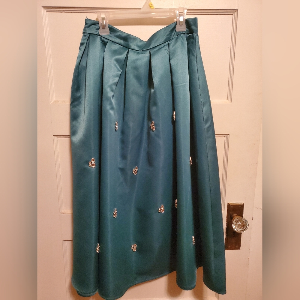 Rhinestone Swing Skirt